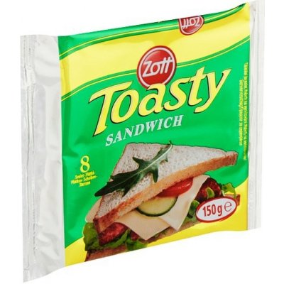 Zott Toasty Sandwich tavený plátkový sýr 8 x 18,75g