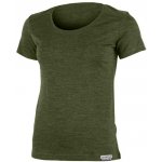 Lasting dámské merino triko IRENA 6666 zelené – Sleviste.cz