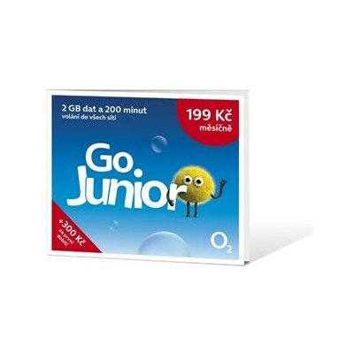 O2 Předplacená karta Go Junior - SMALLPGO.0XX2G51 – Zboží Mobilmania