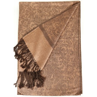 Kašmírová šála oříšková – Zboží Dáma