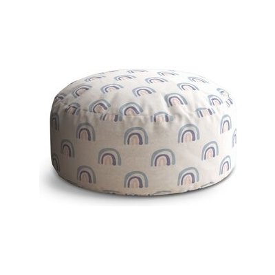 Sablio Taburet Circle Duha: 38x48 cm – Zboží Mobilmania
