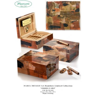 Marconi Humidor Maria Micozzi Ossido E Oro