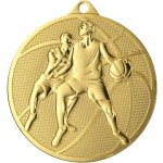 Designová kovová medaile Basketbal Zlatá 5 cm – Hledejceny.cz