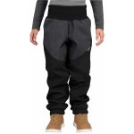 Unuo dětské softshellové kalhoty s beránkem Light černá žíhaná šedá žíhaná – Zbozi.Blesk.cz