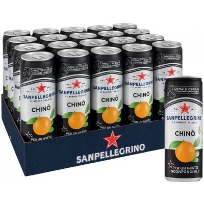 San Pellegrino perlivý nealkoholický nápoj Chinotto Chinò 24 x 330 ml – Zboží Dáma