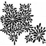 Šablona TCW 12aquot;x12aquot; (30,5x30,5 cm) - Petal Splash The Crafter´s Workshop – Sleviste.cz