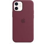 Apple iPhone 12 mini Silicone Case with MagSafe Plum MHKQ3ZM/A – Zboží Mobilmania