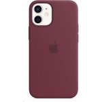 Apple iPhone 12 mini Silicone Case with MagSafe Plum MHKQ3ZM/A – Zboží Živě