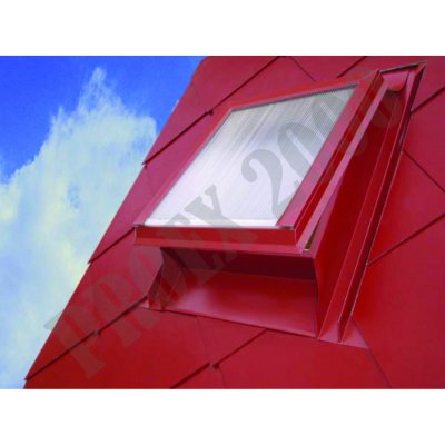 Ševčík Vikýř hliníkový STANDARD 60x60 cm+ LEXAN ocelověčervený KJG – Hledejceny.cz