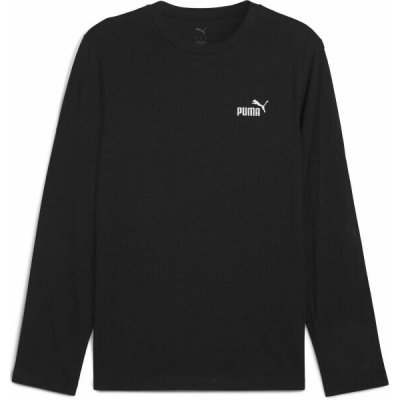 Puma Essentials No 1 Logo Long Sleeve Tee pánské triko s dlouhým rukávem černá – Zboží Dáma