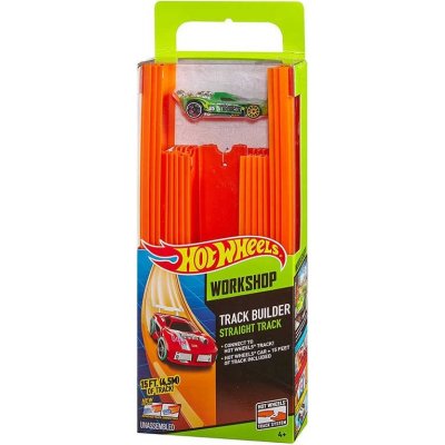 Hot Wheels Dráha Track Builder 4,5m set s autíčkem