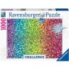 Puzzle RAVENSBURGER Třpytivé Challenge: Glitter 1000 dílků
