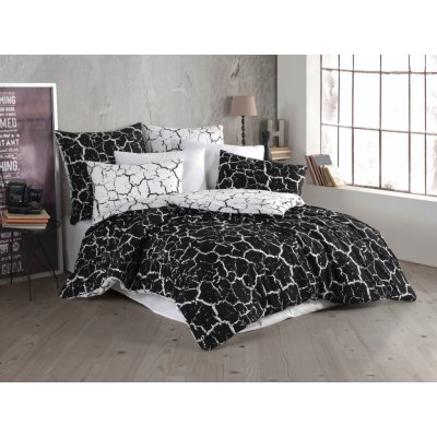 Brotex Povlečení bavlna Misty black 220x240 70x90 – Hledejceny.cz