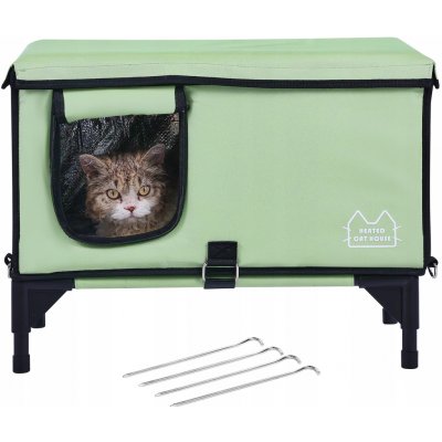 SucceBuy Domeček zelený 62,5 x 33 x 42 cm – Zbozi.Blesk.cz