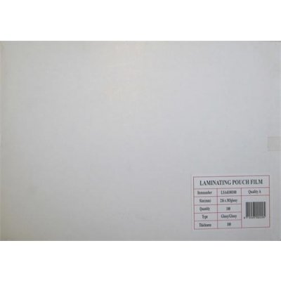 Laminovací fólie A4, 100mic, lesklé 100ks – Zboží Dáma
