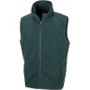 Pánská vesta Result Core Měkká lehká mikrofleecová vesta Gilet zelená lesní