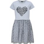 LewroP´pohodlné dívčí šaty s tylovou sukní Harriet šedá černá – Zboží Dáma