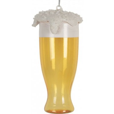 Clayre & Eef Vánoční závěsná ozdoba sklenice piva Ø 7*14 cm – Hledejceny.cz