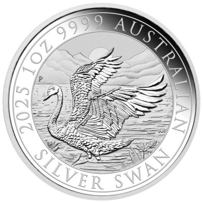 Perth Mint Stříbrná mince Australian Swan 2025 1 oz – Zboží Dáma