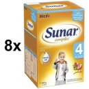 Kojenecké mléko Sunar 4 complex jahoda 8 x 600 g