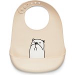 Kidnort Silikonový bryndák Retter Tmavý – Zboží Dáma