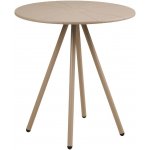 Nordic Living plastový zahradní bistro stůl Letta 70cm Béžový – Hledejceny.cz