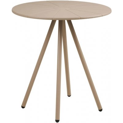 Nordic Living plastový zahradní bistro stůl Letta 70cm Béžový – Hledejceny.cz