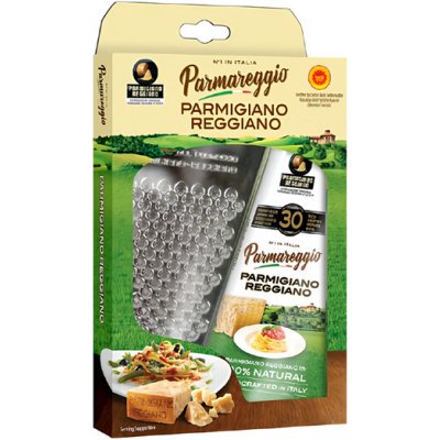 Parmareggio Parmigiano Reggiano 30 měsíců 150 g + struhadlo 150 g – Zboží Dáma