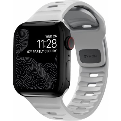 Nomad Sport Strap sportovní silikonový řemínek pro Apple Watch 41mm / 40mm / 38mm - S/M - šedý NM01959885 – Zbozi.Blesk.cz