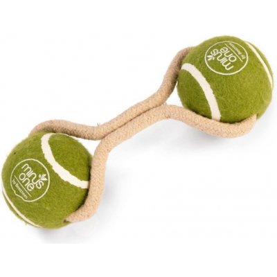 Beeztees Minus One Hračka pro psy 2 tenisové míčky na laně průměr 6 cm – Zboží Mobilmania