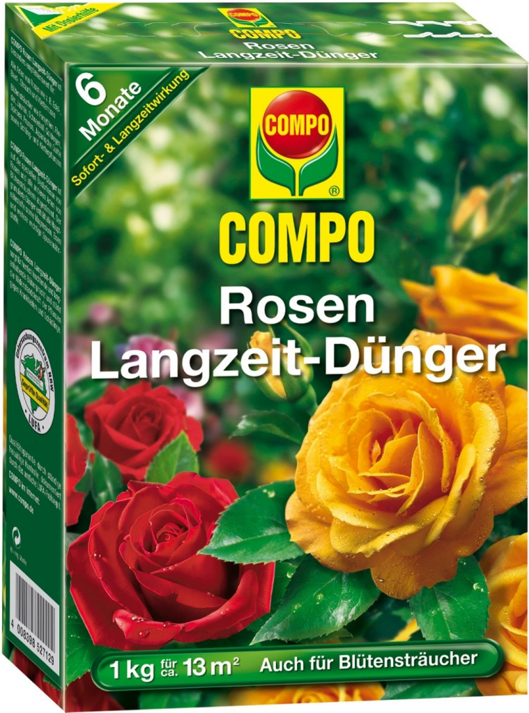 Compo Dlouhodobě působící hnojivo na růže 1 kg