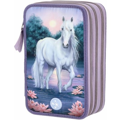 Miss Melody s výbavou fialový s bílým koněm – Hledejceny.cz