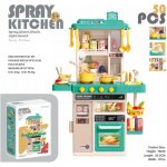 Ramiz Dětská kuchyňka se světly zvukem a funkcí vody 50el. Modrá – Zboží Dáma