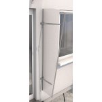 Gutta Guttavordach boční stěna PT/XL akryl 167 x 85 cm stříbrná / bílá 7313206 – Hledejceny.cz