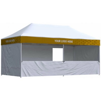 MITKO Octa Pro 3x6 s potiskem 4 střešních límců Polyester SET Storm blue 2 bočnice + vstup + polobočnice – Sleviste.cz