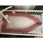 sleepsheep mantinel had do postýlky mušelínu dusty mint s výšivkou – Zboží Dáma