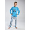 Dětské pyžamo a košilka Cornette dětské pyžamo 82 Off Road tyrkysové