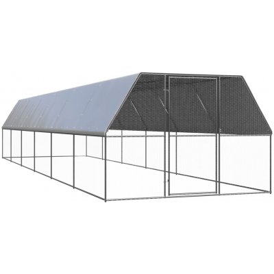 vidaXL Venkovní klec pro kuřata 3 × 12 × 2 m pozinkovaná ocel 9799.3154380 – Zboží Dáma