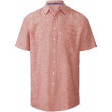 Livergy pánská lněná košile regular fit červená