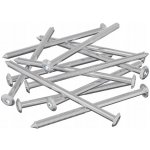 Šrouby do nábytku s plochou hlavou M6 x 100 mm, pozinkované, stříbrné, ocel