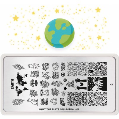 Image destička MoYou What the Plate 01 Earth Day – Zboží Dáma