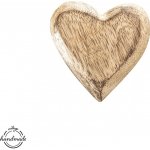 Srdce z mangového dřeva ORION 7cm – Sleviste.cz