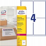 Avery Zweckform L7994-25 Odolné etikety na zásilky 99,1x139mm 100ks bílé – Zboží Dáma