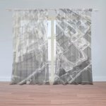 Záclony Rozbité sklo: 2 ks - 150x250 cm - Sablio – Hledejceny.cz