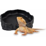 Repti Planet miska na krmení černá 19,5 x 17,5 x 4,2 cm – Hledejceny.cz