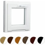 ALUPLAST Sklopné plastové okno bílé 45x45 – Zbozi.Blesk.cz