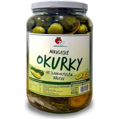 Mikulecké nakládané okurky 1600 g – Hledejceny.cz