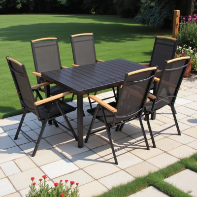 Mirpol Zahradní jídelní sestava Izzy pro 6 osob – Zboží Dáma