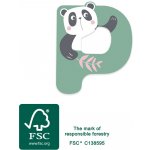 small foot Dřevěné písmeno P – Sleviste.cz