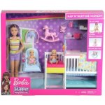 Mattel Barbie Herní set dětský pokojík GFL38 – Zboží Mobilmania